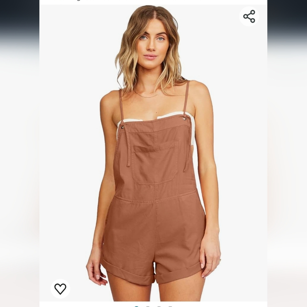 Billabong wild pursuit romper NWT